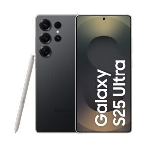 Samsung Galaxy S25 Ultra 5G Smartphone with Galaxy AI (Titanium Black, 12GB RAM, 512GB Storage), Titanium Frame, Snapdragon 8 Elite, 200 MP Camera with ProVisual Engine and 5000mAh Battery