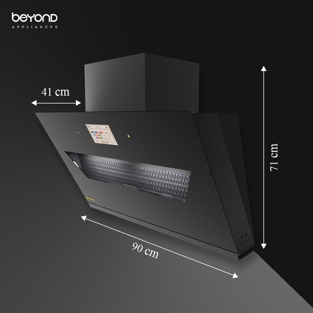 Brand BEYOND BY MUKUNDA FOODS Product Dimensions 41D x 90W x 71H Centimeters Colour Black Special Feature Auto Clean Finish Type MATT - Image 7