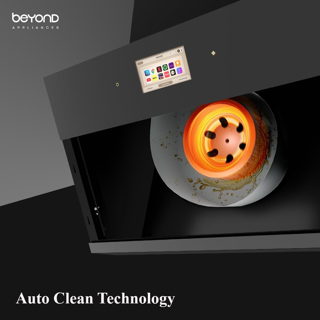 Brand BEYOND BY MUKUNDA FOODS Product Dimensions 41D x 90W x 71H Centimeters Colour Black Special Feature Auto Clean Finish Type MATT - Image 6