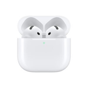 Apple AirPods 4 Wireless Earbuds, Bluetooth Headphones, with Active Noise Cancellation, Adaptive Audio, Transparency Mode, Personalised Spatial Audio, USB-C Charging Case, Wireless Charging, H2 Chip