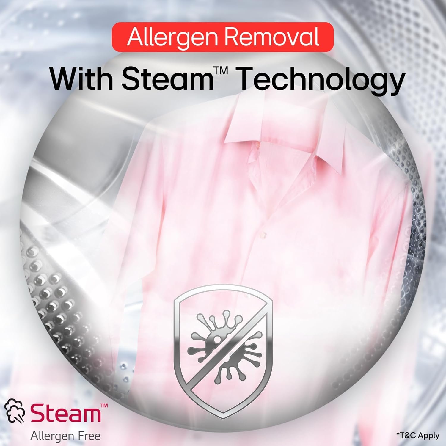 LG 9 Kg, 5 Star, AI Direct Drive Technology, Steam, 6 Motion DD & Wi-Fi Fully-Automatic Front Load Washing Machine (FHP1209Z5M, Intelligent & Convenient Fabric Care, Allergy Care, Middle Black) - Image 9